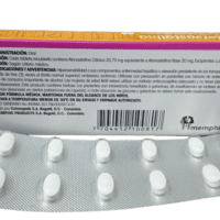 Atorvastatina 20 mg 10 Tabletas Memphis