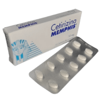 Cetirizina 10 mg 10 Tabletas MEMPHIS