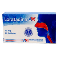 Loratadina 10 mg X 20 Tabletas AG