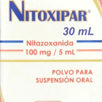 Polvo de Nitoxipar Nitazoxanida 30 mL Bioquifar
