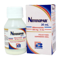 Polvo de Nitoxipar Nitazoxanida 30 mL Bioquifar