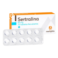 Sertralina 50 mg 10 Tabletas Recubiertas