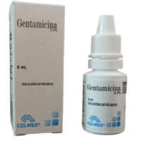 Gentamicina 0.3% Solucion Oftálmica 6mL