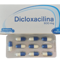 Dicloxacilina 500mg 1 tableta x10 capsulas